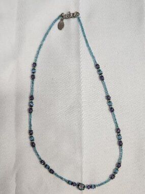 Vintage Cheryl Reis Artisan Style Beaded Necklace